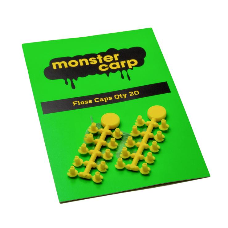 Monster Carp Floss Caps - Yellow