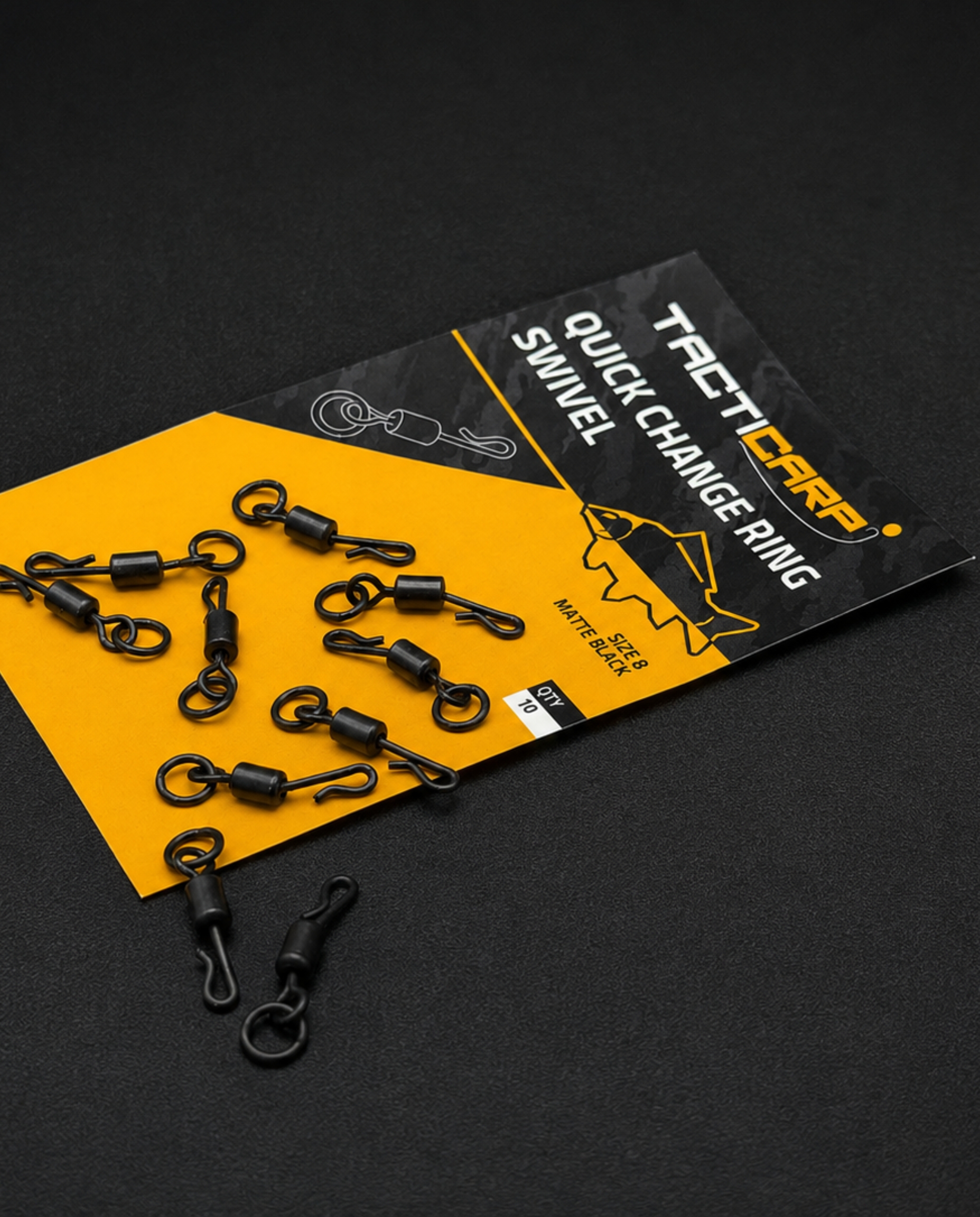 Quick change ring swivel